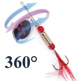 Croch 20Pcs Fishing Lure Spinner Set for Pike Bass