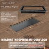 4x10 Inch Floor Register with Tray for Flooring Insert –