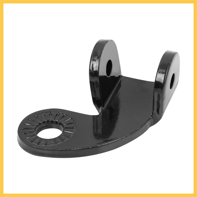 BULLSPANN Coupler Attachment Bicycle Trailer Hitch Replacement Silver Tone Black