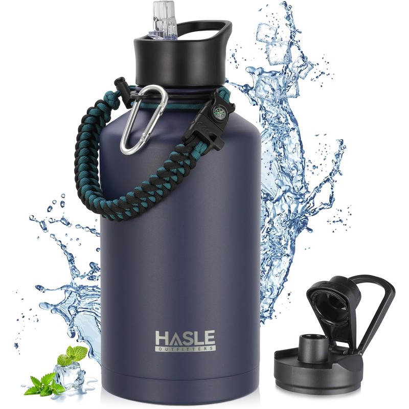 HASLE OUTFITTERS - Botella de agua aislada de acero inoxidable