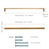 KNOKLOCK 6 Pack 12-3/5 Inch(320mm) Kitchen Cabinet Handles Gold Cabinet