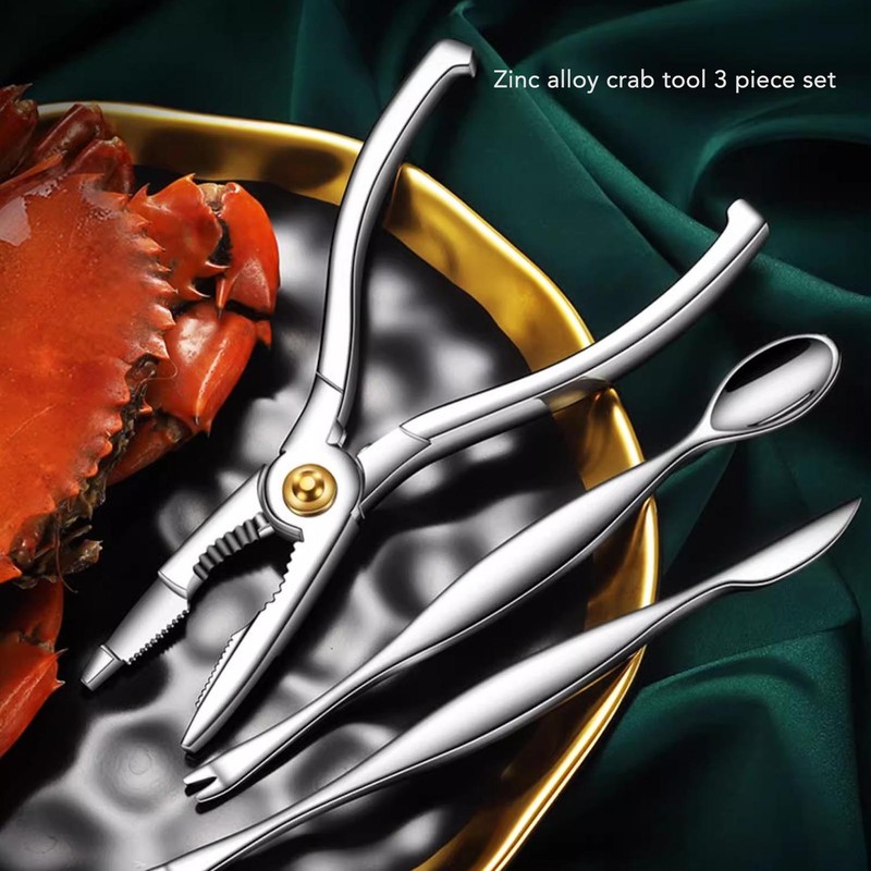 Seafood Tools Set Stainless Steel Lobster Crab Leg Cracker Nut