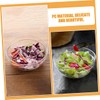 SHOWERORO Reusable Decorative Salad Bowl Fruit Serving Bowl for Kitchen