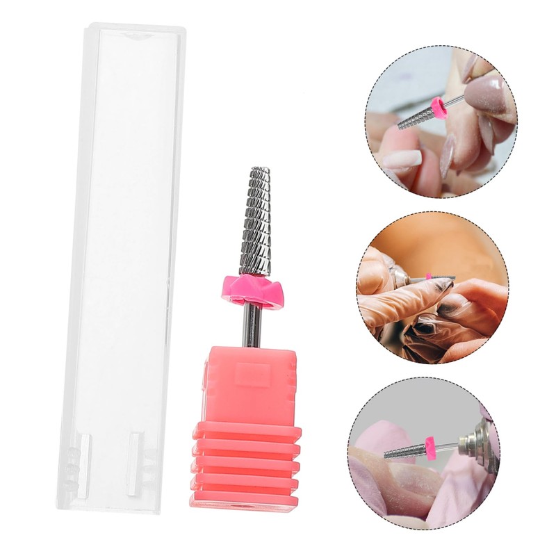 Healeved Professional Nail Drill Bits Cuticle Nail Bit Home Salon