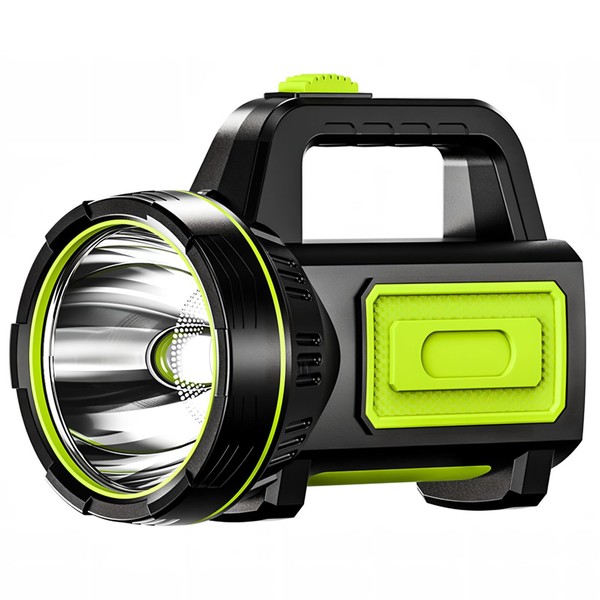 Binnan Superhelle Led Handscheinwerfer,Taschenlampe Groß,1200mah Batteriebetriebene Tragbare Taschenlampe,LED 882A ohne
