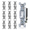 Faith [10-Pack] 3 Way Toggle Switch White Residential Grade Standard