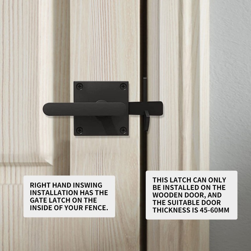 Sdstone Double Side Gate Latch,Heavy Duty Swinging Door Latch Gate