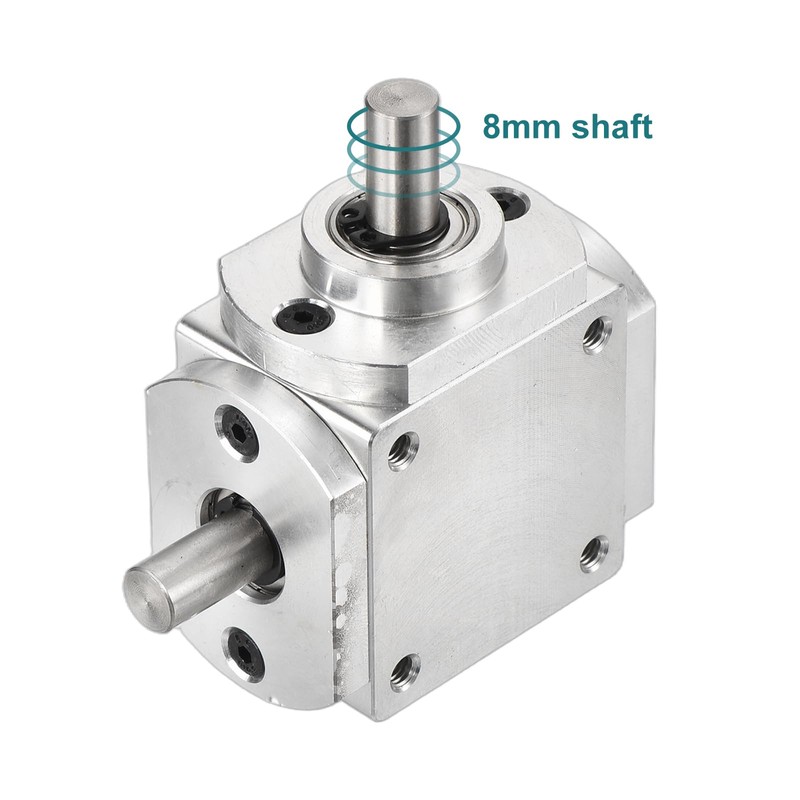 sourcing map Gear Box 90 Degree Right Angle Bevel Gearbox