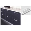 ANSIEDIO 2pcs Silver Cupboard Handles Drawer Handles Kitchen Cabinet Door