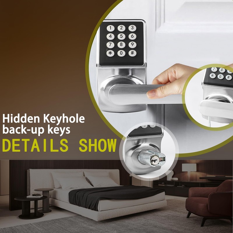 Keyless Entry Door Lock with Keypad - Digital Door Lock