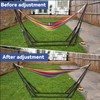 Hammock with Foldable Steel Stand,Frabic Tension Adjustable,Carrying Bag Included, 616