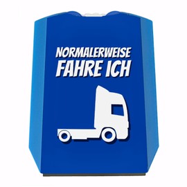 Parking Disc with Saying "Normalerweise fahre ich Lastwagen Geschenk für einen LKW Fahrer zum Geburtstag oder als Mitbringsel zum Führerschein tolles Geschenkidee