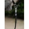 HKM Carlotta Corda con gancio antipanico Nero 180 cm