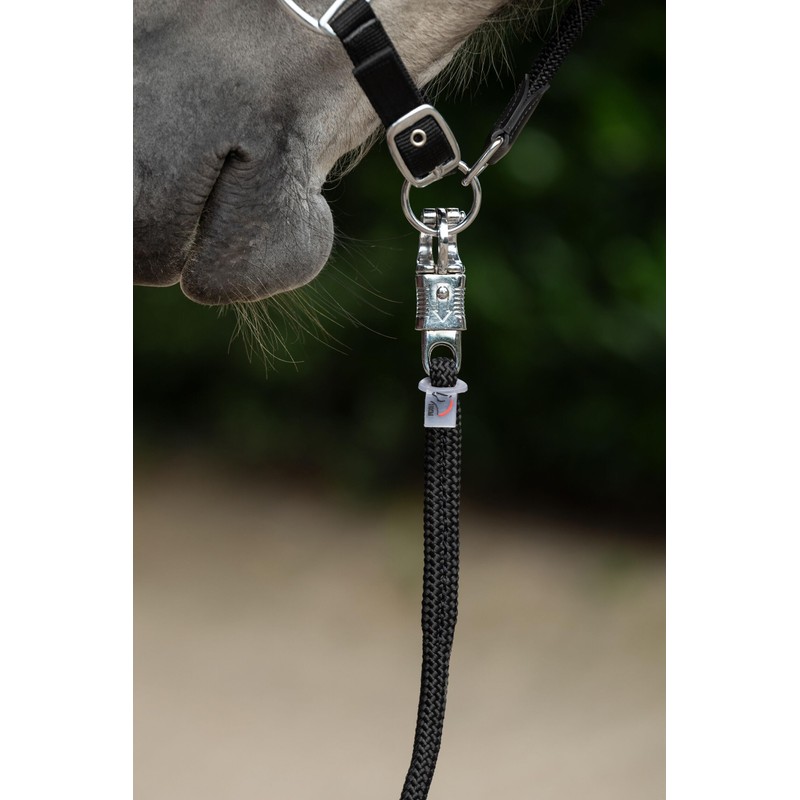 HKM Carlotta Corda con gancio antipanico Nero 180 cm
