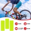 SANJAOYEE 10 Pack Reflective Stickers Bicycle Reflectors 8cm x 3cm