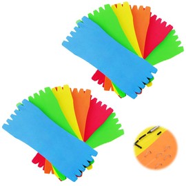 SSZYMAOYI 12 Set of 12 Fishing Hooks Fishing Hooks Fishing Line Protection Folding Foam Storage Fishing Tackle Rigging Stocker Rigging Line Winding Line Board Construction Storage Sponge