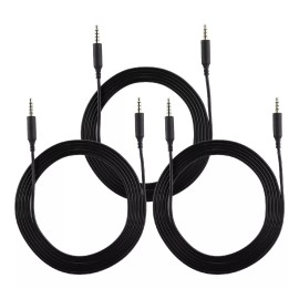 Maíz 3pz Cable Auxiliar Conector Jack 3.5mm Estereo Audio Sonido