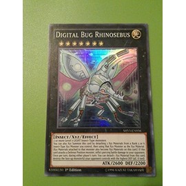 Yu-Gi-Oh! - Digital Bug Rhinosebus SHVI-EN053 Super Rare 1st Edition