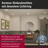 Paulmann Sormus 92247 LED Recessed Light IP65 Round 100 mm