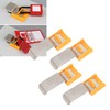 4PCS Industrial Electrical Locks Multipurpose Isolation Lockout Device for Button