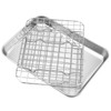 UNGFEI 2 PCS Baking Sheet with Wire Rack, Stainless Steel