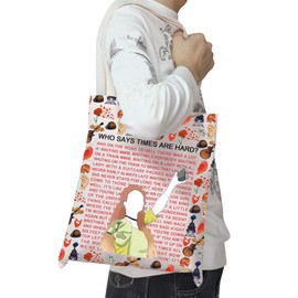 JYTAPP Hadestown Musical Tote Bag Persephone Fans Broadway Musical Bag West End Musical Theatre Shopping Bag