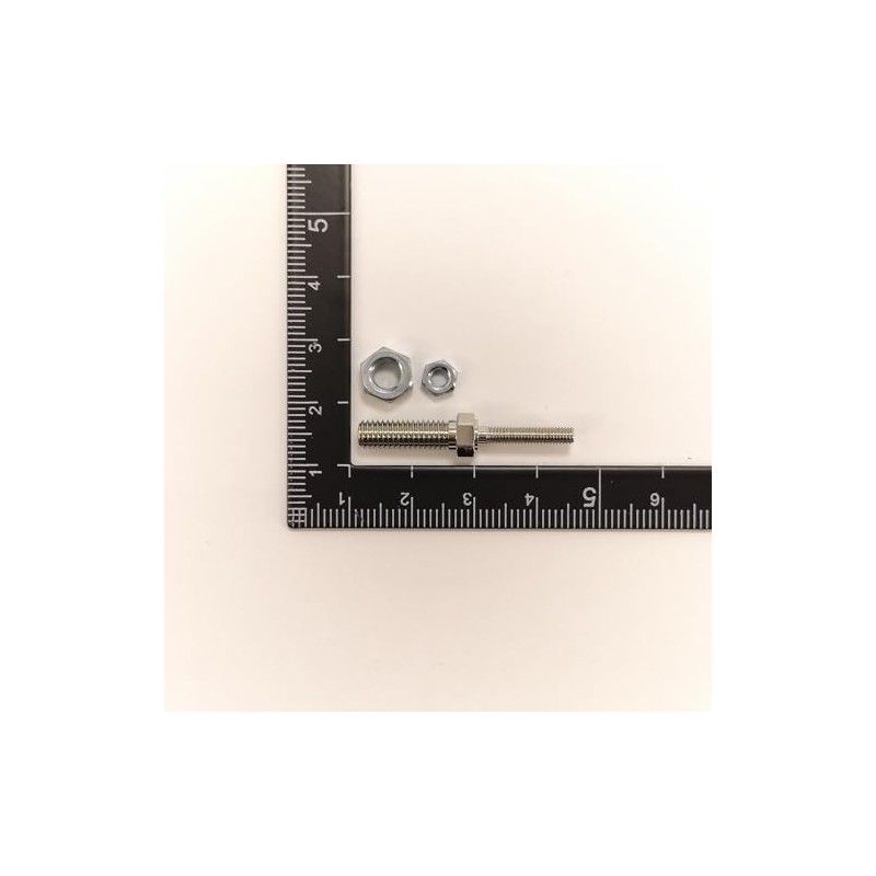 Different Diameter Threaded Rod 0.1 x 0.2 inches (3