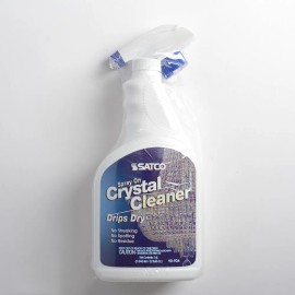 Satco 90-934 - CRYSTAL CHANDELIER CLEANER - 32 Ounces - Trigger Spray On Bottle