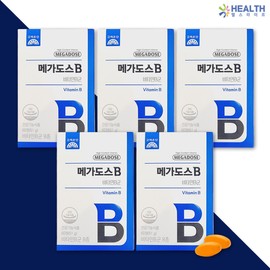 Goryeo Eundan Korea Eundan Megadose B Vitamin B Complex 850mg x 60 tablets (5) (10 month supply) H / 고려은단 메가도스B 비타민B군 850mg x 60정 5개 (10개월분) H