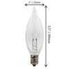 Creative Hobbies® Replacement Light Bulbs for Electric Candle Lamps, Flame