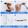sourcing map Sword Wall Mounting Holder 1 Set Acrylic Lightsaber
