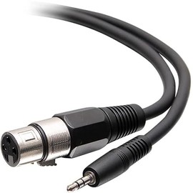 C2G 18in 3.5mm TRS 3 Position Balanced to XLR Cable - M/F - 1.50 ft Mini-Phone/XLR Audio Cable for Audio Device, Tablet, Notebook, Recorder, Amplifier, Speaker, Microphone, Audio Mixer - First End: 1