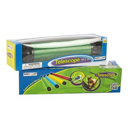 Safari Ltd Safari Science Crisp Image Collapsible Telescope in Varying Colors for Ages 5 And Up