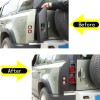 car-attention For Land Rover Defender 90 110 Black Rear Tail