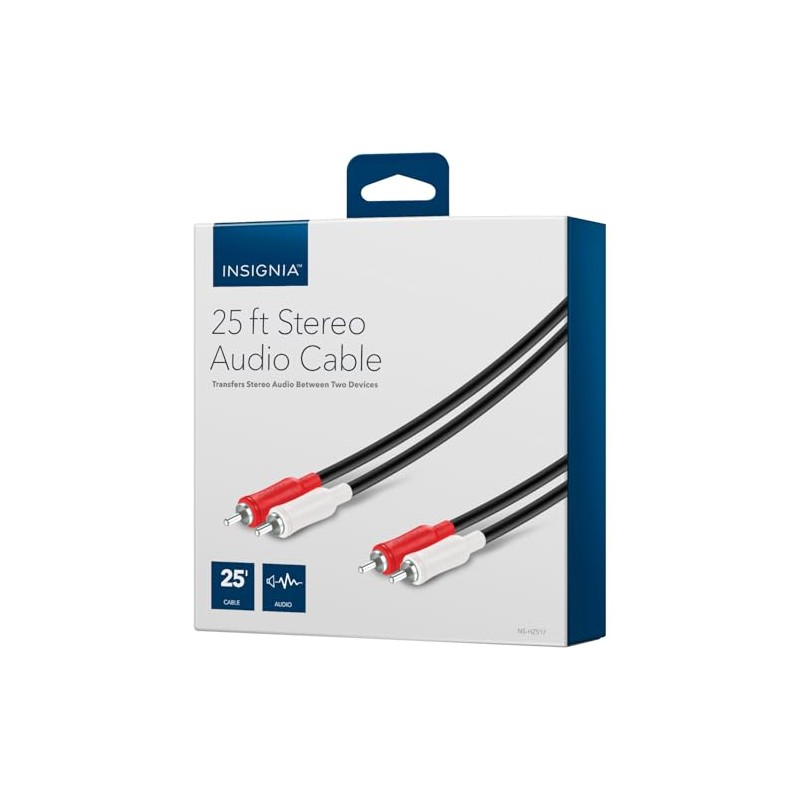 INSIGNIA Stereo Audio Cable (25 ft)