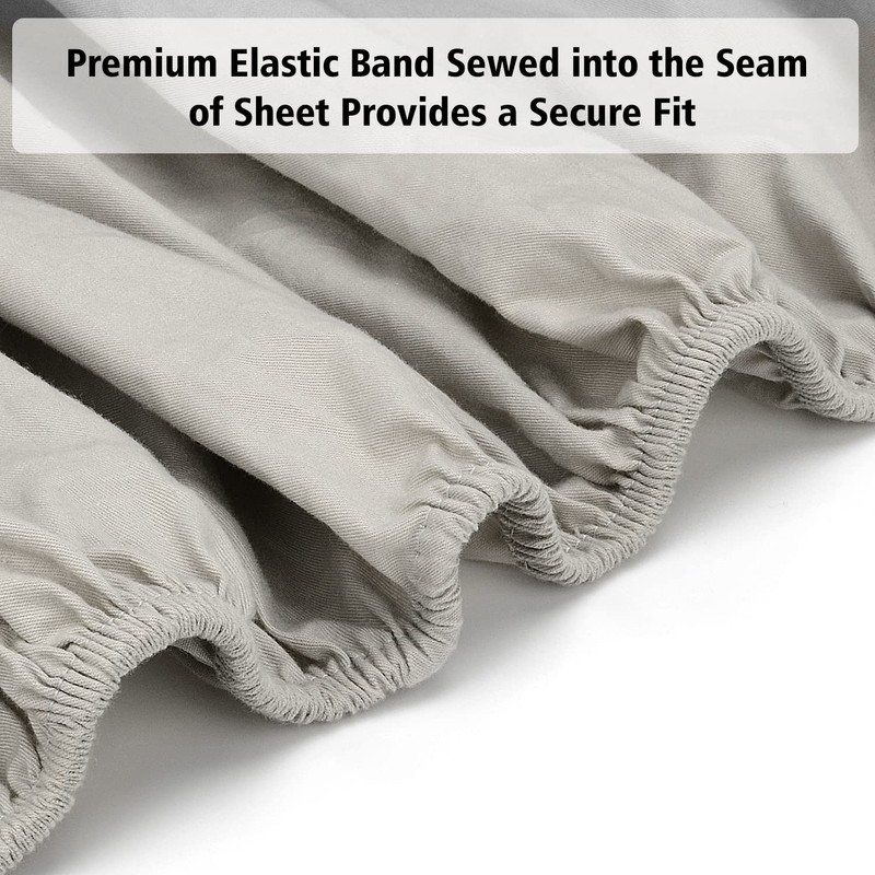 Lirex Fitted Sheet, Super King Size 100% Cotton 300 Thread