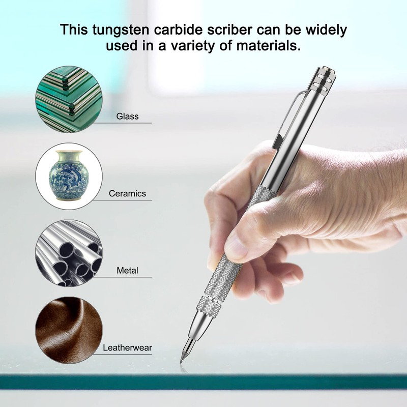 Glieskir 2 Pack Tungsten Carbide Scriber Tool Set with Magnet