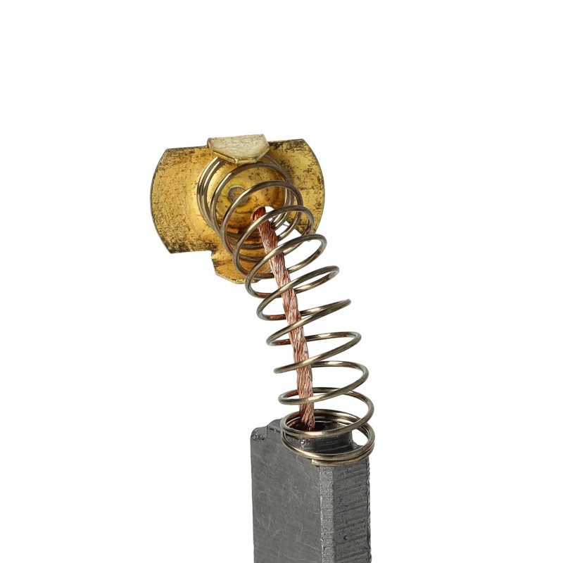 vhbw 2 x Carbon Brush Motor Carbon Abrasive Carbon 5