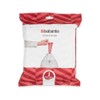 Brabantia PerfectFit Trash Bags (Size J/5.3-6.6 Gal) Thick Plastic Trash
