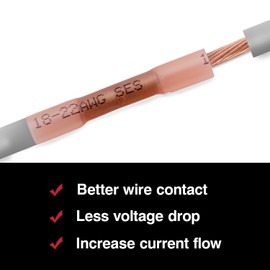 Master Appliance Proseal Butt Splice Connector Mini Pack - Industrial Quality Waterproof Terminals, 89 lbs Tensile Strength, 45 pcs, Assembled in the USA