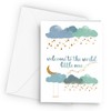 BWW Print - Welcome Little One Blue - Baby A5
