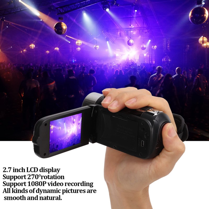Video Camera Camcorder, Digital Camera Recorder Full HD 1080P 16MP