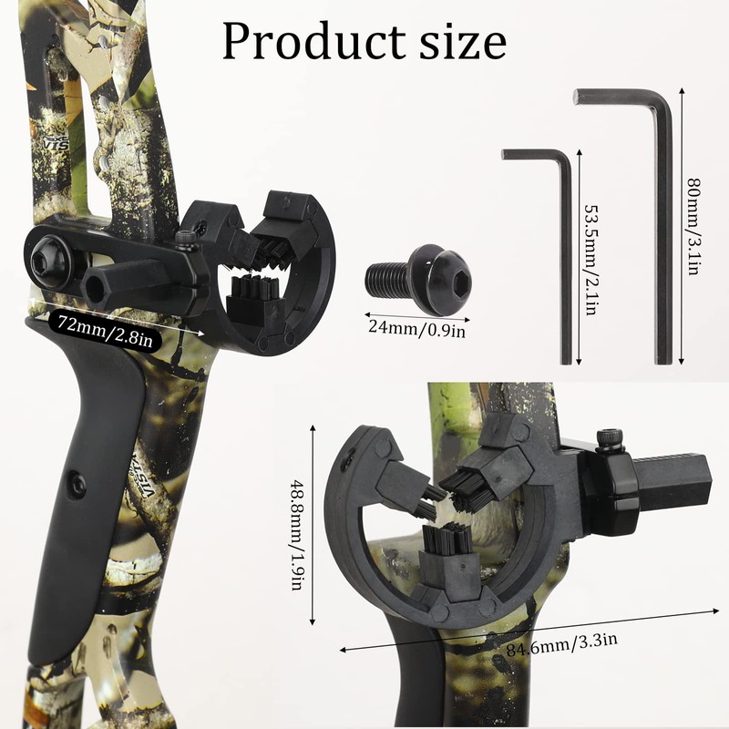 Sliverdew ウィスカービスケットアローレスト アーチェリーアローレスト コンパウンドボウシューティングアローレスト リカーブボウ用