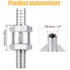 DAVRPES 6mm 1/4" Fuel Check Valve One Way Inline Non