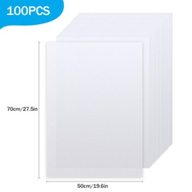 YZROHYI 100 Stück Seidenpapier Verpackungsmaterial 50x70 CM,Verpackungspapier Seidenpapier Packseide,Packpapier für Geschenke,Wachspapier Basteln,Tissue Paper Gift,Einschlagpapier Geschenkpapier