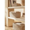 Handwoven Storage Baskets, Natural Woven Nesting Containers (Natural, Set of
