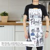 Fashion Printing Cartoon Kitchen Apron Unisex Cooking Home Cleaning Apron