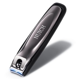 YumeWave Dual Purpose Nail Clipper, High Quality, Nail File Included, For Nail Sharpening, For File and Toe, Sharp, Curved Blade, Anti-Slip, Easy Operation, Safe, Black