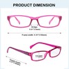 CessBlu 10 Pack Spring Hinges Reading Glasses for Women with