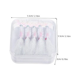 NOLITOY 5pcs Realistic Simulation Shrimp Fishing Bait Set Soft Lure with Hooks for Freshwater Bass Trout Durable Construction for Enhanced Catching Effectiveness